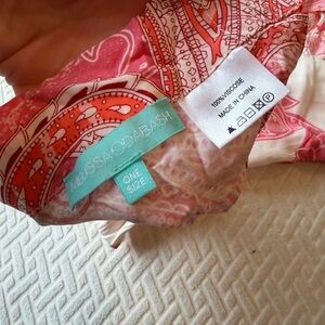 Melissa Odabash Coral and Pink Paisley Beach Cover-Up